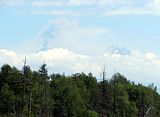 Unterwegs in Richtung Süden: Blick zum Vulkan Kljutshevskij (4850 m).